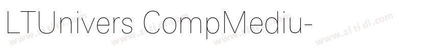 LTUnivers CompMediu字体转换